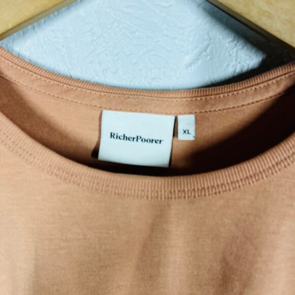 Richer Poorer x Revolve Terra Cotta Short Sleeve Tee Pullover Casual - XL - Picture 4 of 4